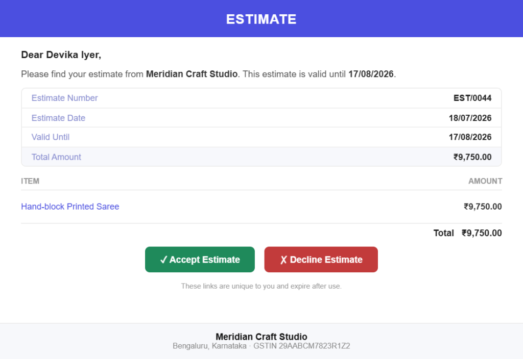 gst-estimate-approved-online-record