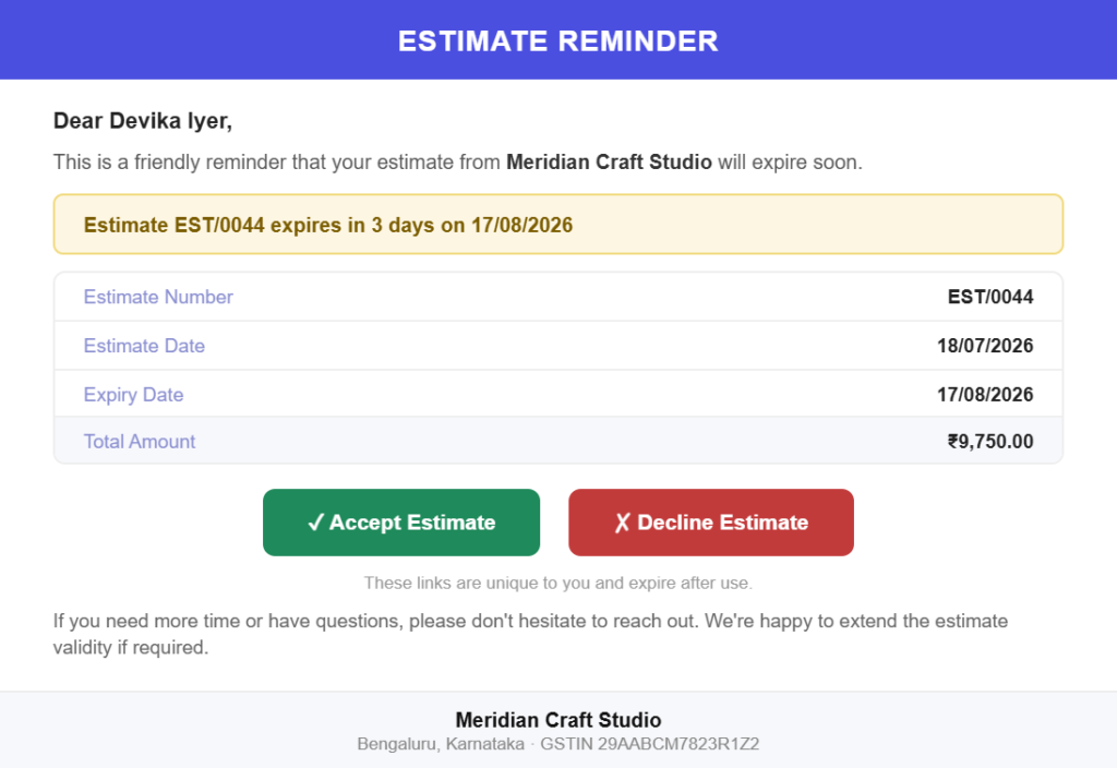 pinvoice-estimate-reminder